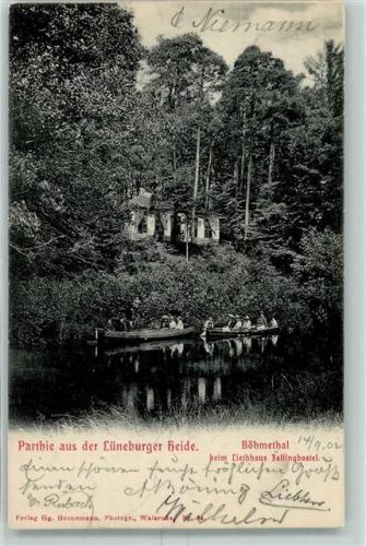 Fallingbostel 1902 Lüneburger Heide Böhmethal