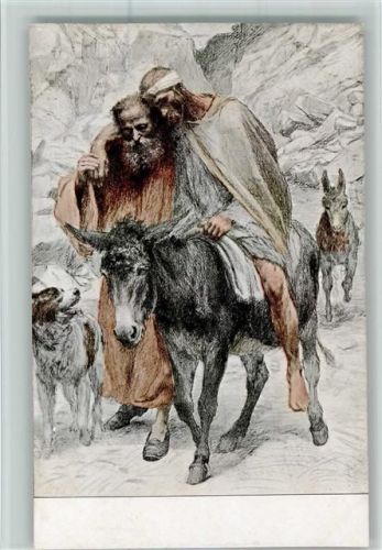 E. Burnand - Der Samariter Serie 32/290 AK Gute Erhaltung