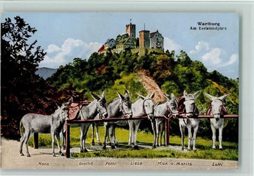 Wartburg Wartburg - am Eselstandplatz , gute Erhaltung
