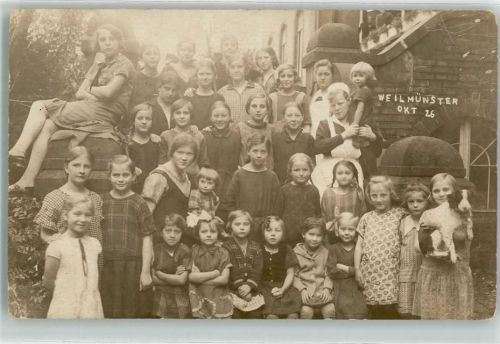 Weilmünster 1926 Kindergruppenfoto