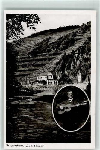 Walporzheim Hotel Weinstube Zum Sänger Wal 01 49/2 Gitarre
