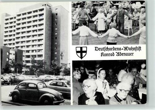 Köln Kalk 802 Deutschordens-Wohnstift Konrad Adenauer Hochhaus VW Käfer