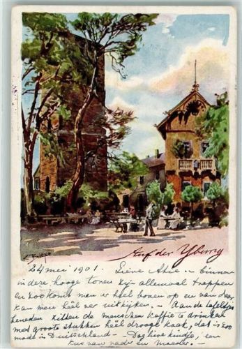 Baden-Baden 1901 Yburg Serie II Nr 16