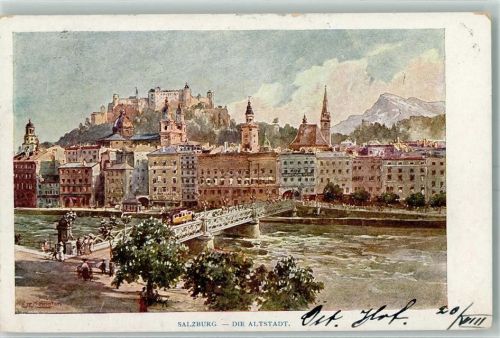 Salzburg 1919 Verlag Kerber Nr. 19 - Altstadt AK