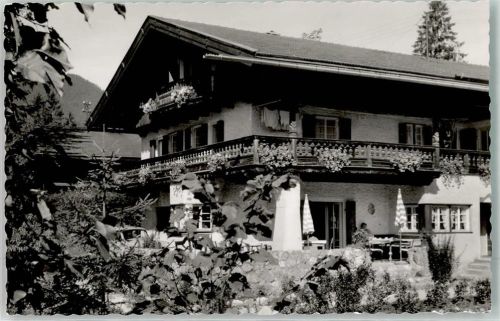 83727 W8162 Neuhaus b Schliersee Foto AK Pension Landhaus Schmidbauer
