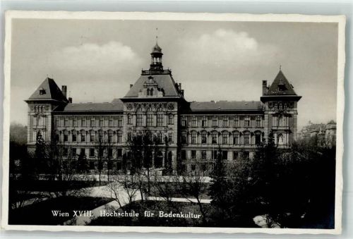 1180 Wien 18. Bezirk, Währing 1927 Foto AK Hochschule für Bodenkultur