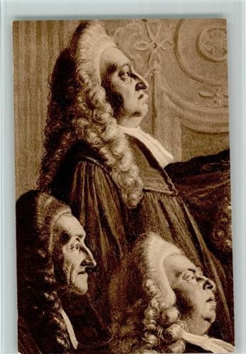 Nr. 173 - Hasenclever - Drei Gelehrte , gute Erhaltung
