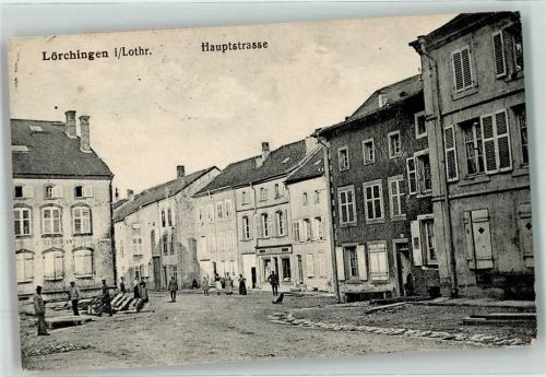 Lorquin 1917 Hauptstraße