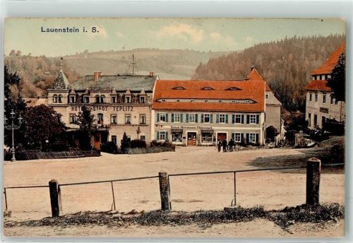 Lauenstein Hotel Stadt Teplitz Kaufhaus Ernst Hermann Thümmel