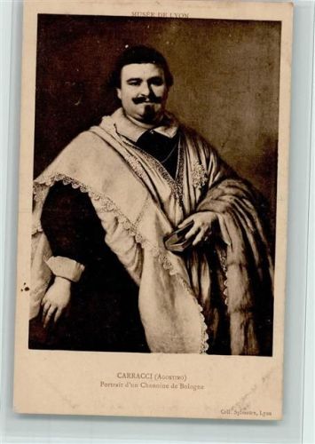 Porträt Chanoine de Bologne - Italien Bischof