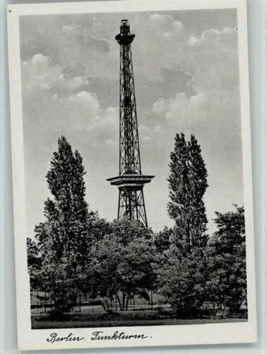 Berliner Funkturm AK