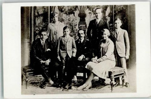Alfonso mit Familie Adel Spanien 1926