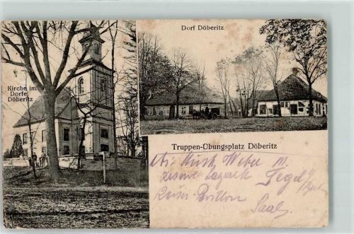 Döberitz 1918 Truppen Übungsplatz Kirche