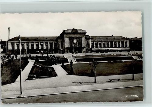 Mulhouse 1965 La Gare AK