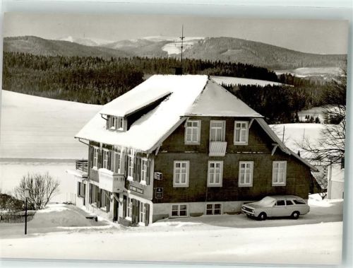 Breitnau Cafe Pension Waldvogel Foto AK Metz