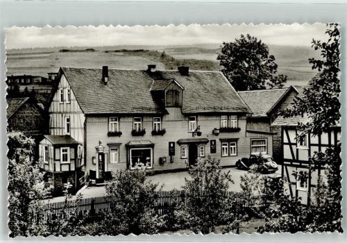 Feudingen Gasthaus Pension zur alten Post Auto Oldtimer