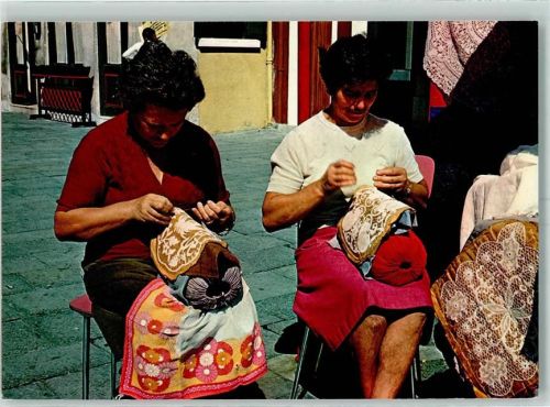 Venezia 1978 Burano AK