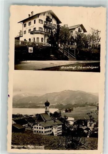 Gmund Gasthaus Obersträger Foto AK