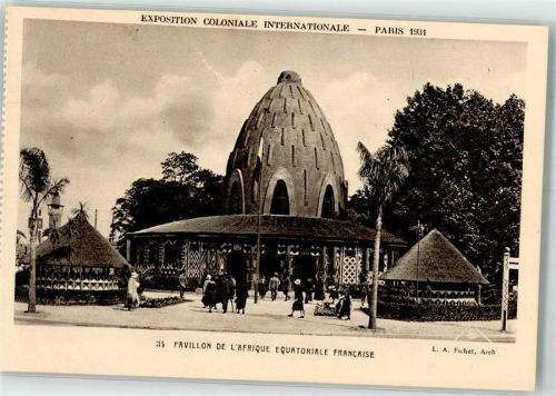 Brazzaville 1931 - Pavillon Äquator Ausstellung Paris 1931