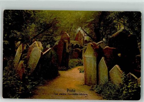 Prag Grabmalgruppe Photochrom Nr. 37