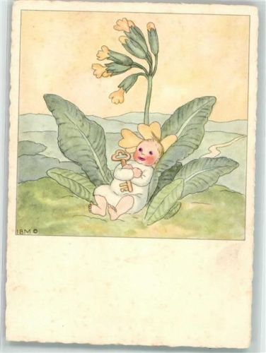 Ostern Blütenkind mit einem Schlüssel Verlag Josef Müller Nr. 4820 Bohatta-Morpurgo, I.