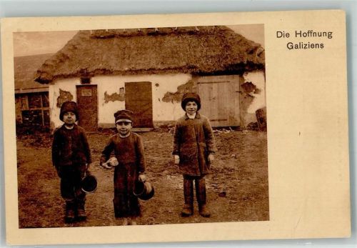 Die Hoffnung Galizien Kinder Brotstück Krug WK I