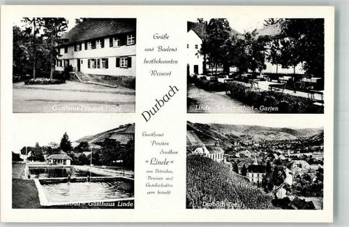 Durbach Gasthaus Pension Linde Schwimmbad