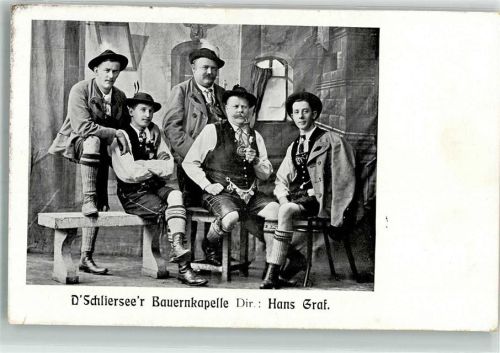 Die Schlierseer Bauernkapelle Tracht Pfeife Volksmusik