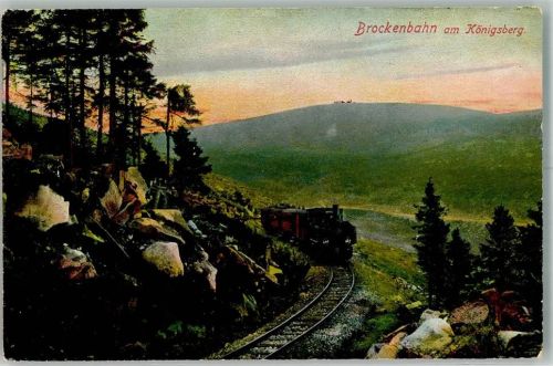 Schierke Brockenbahn am Königsberg Verlag Lederbogen Nr. 205