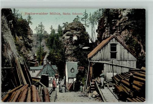 Hohnstein Rathewalder Mühle Sägewerk