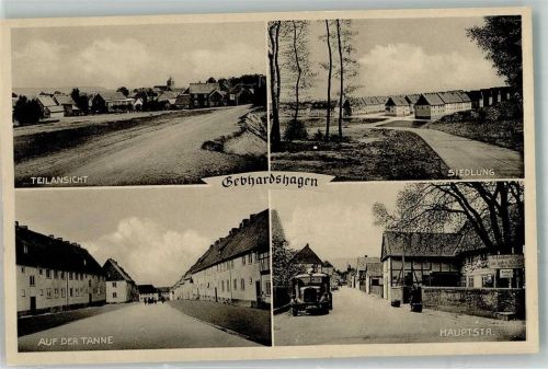 Gebhardshagen Auf der Tanne Siedlung Hauptstraße LKW