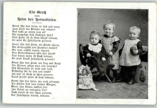 Weißensee 1909 Kinderheim St. Josefsheim Ort lt. Stempel