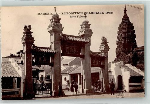 Marseille 1922 Exposition Coloniale Porte d`Annam