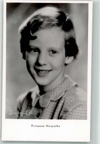 1950 Foto Lindequist Prinzessin Margrethe v. Norwegen Stenders Forlag 6739