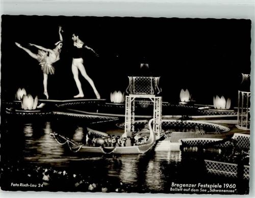 Bregenz Foto Risch-Lau 254 Festspiel 1960 Ballett auf dem See Ballett