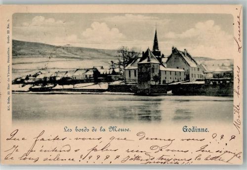 Godinne 1899 Winter Kirche