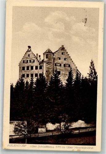 Aulendorf 1916 Schloss