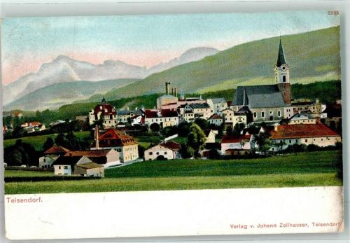Teisendorf 1909 mit Pfarrkirche St. Andreas