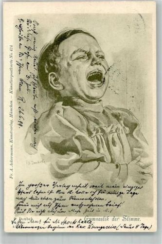 1899 Gymnastik der Stimme Verlag Ackermann Nr. 424 Adelskorrespondenz