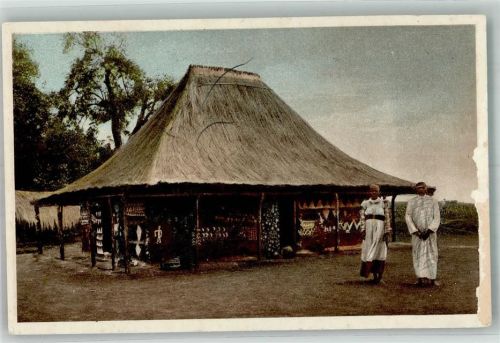 Daressalam Tracht Wohnhaus eines christl. Helfers in Magoje
