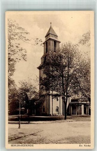 Steglitz 1935 Ev. Kirche Südende