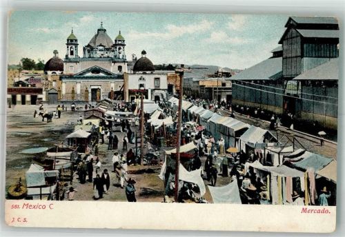 Mexiko City Marktszene