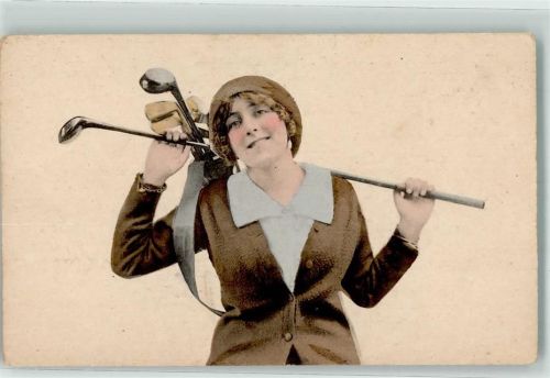 Frau mit Golfschläger Golf