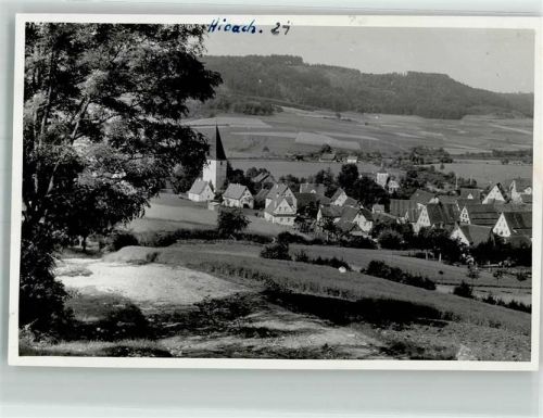 Hirschbach WK II Ort handschriftlich