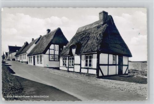 24376 W2341 Maasholm - alte Fischerhäuser