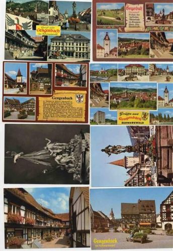Gengenbach Lot mit 8 div. AK