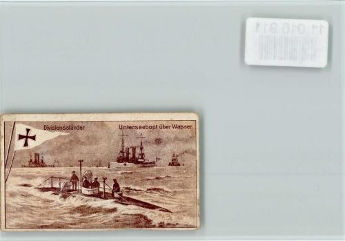 Divisionständer - U-Boote über Wasser - Sammelbild