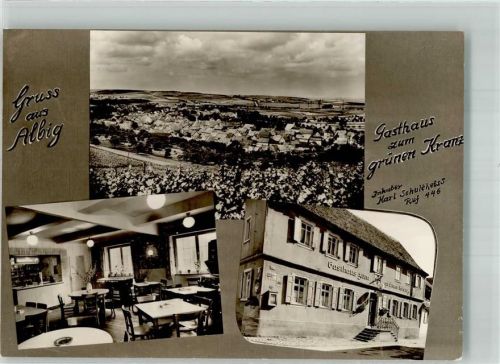 Albig Gasthaus zum grünen Kranz Gaststube