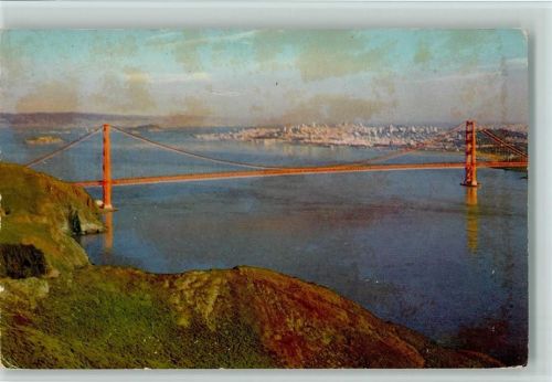 Union Oil Company - Natural Color Scenes of the West - Golden Gate Brücke