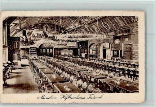 München Hofbräuhaus Innenaufnahme Festsaal